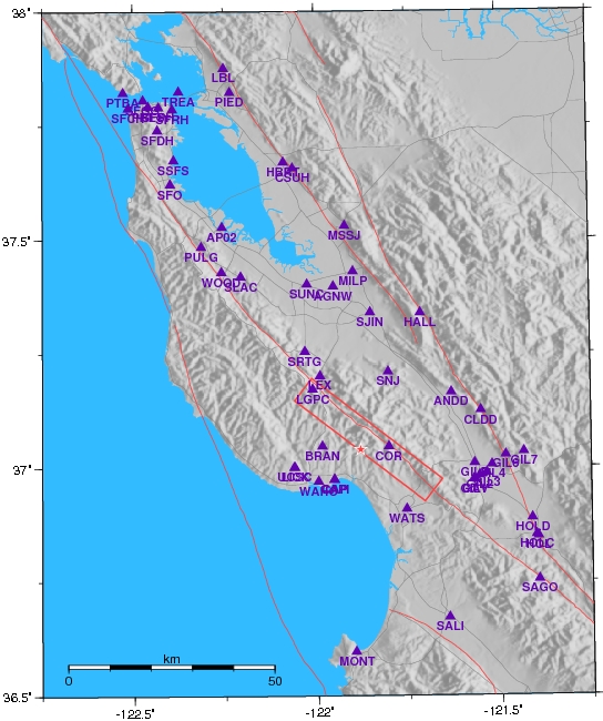 Station locations