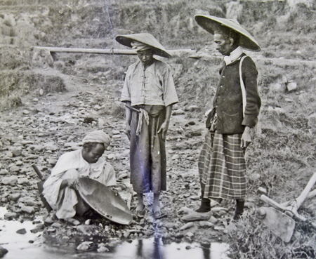 gold panning