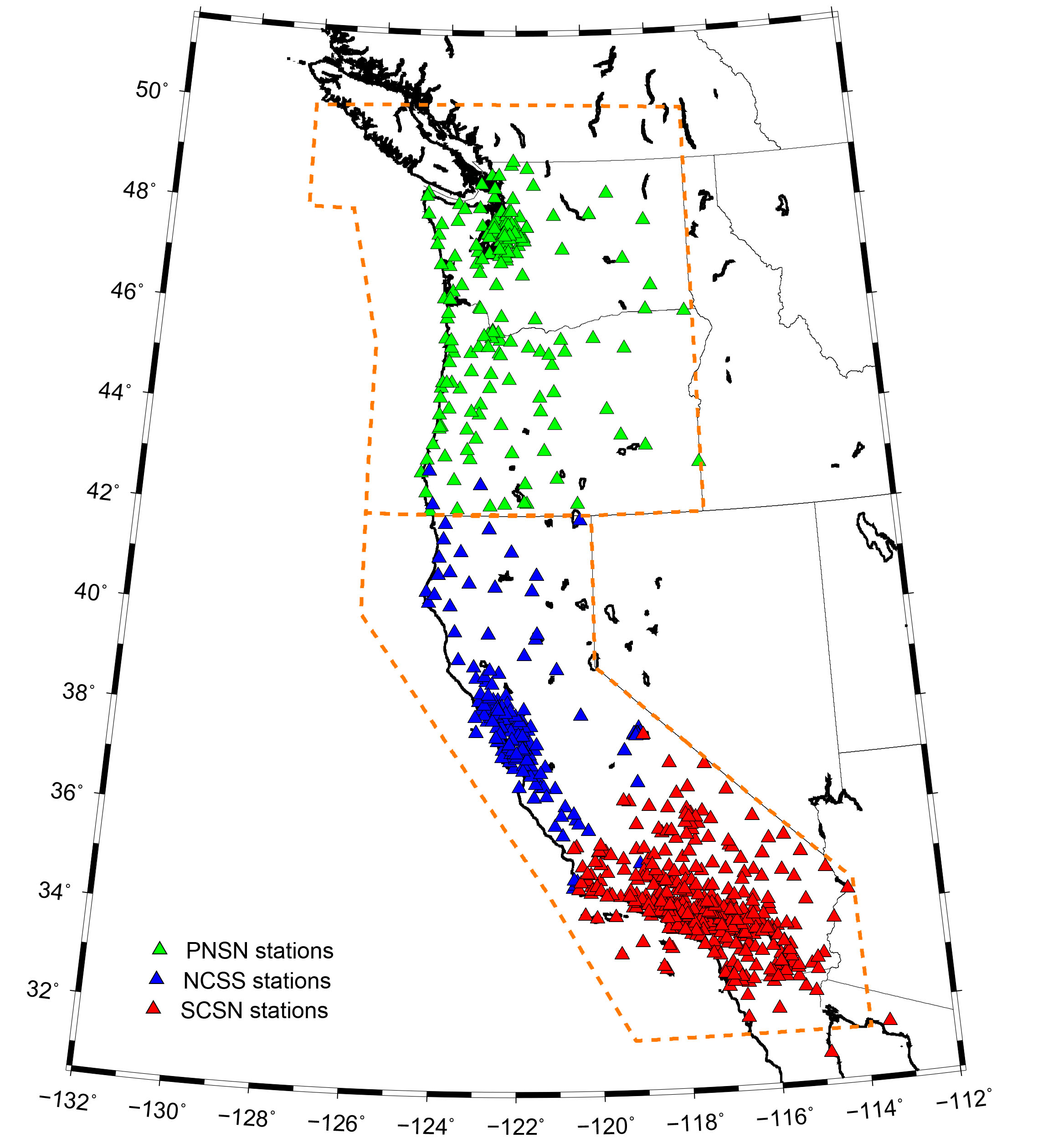 ShakeAlert stations | Seismological Society of America