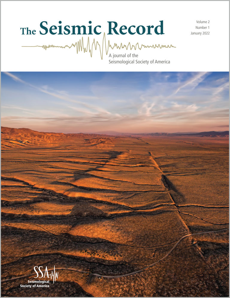 Institutional Subscriptions Seismological Society of America