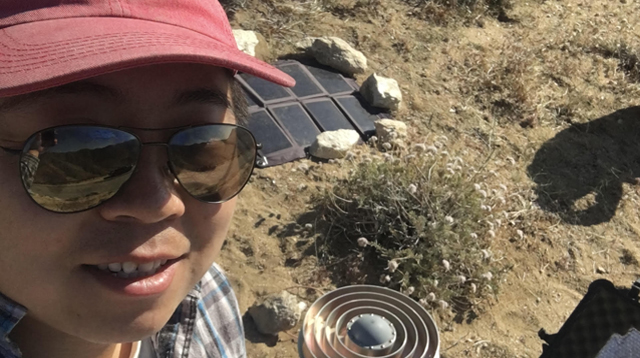 Eric Xu at Ridgecrest site