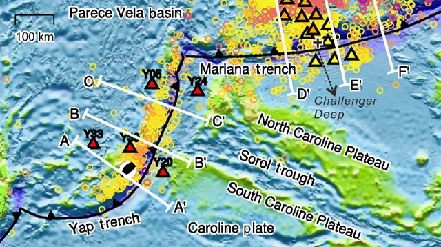 image of Yap subduction zone