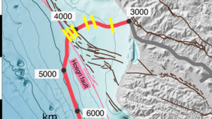 The position of the DAS optic fiber cable after location correction.